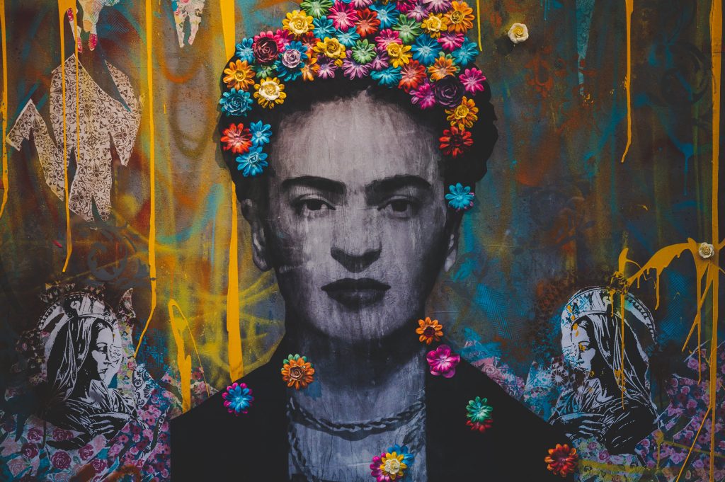 a painting of Frida Kahlo
